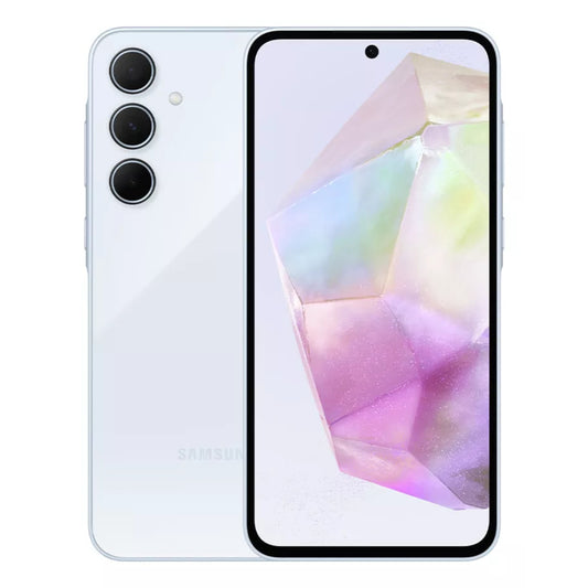 Teléfono celular Samsung Galaxy A35 5g, cámara triple de hasta 50 MP, pantalla 6.6, 128 GB, azul claro